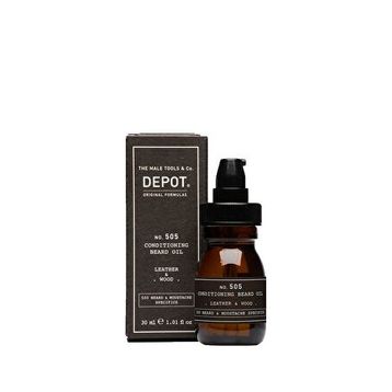 Depot No. 505 30 ml Conditioning Beard Oil Leather &amp; Wood Sakal Bakım Yağ
