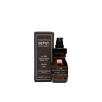 Depot No. 505 30 ml Conditioning Beard Oil Leather &amp; Wood Sakal Bakım Yağ