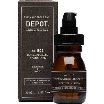 Depot No. 505 30 ml Conditioning Beard Oil Leather &amp; Wood Sakal Bakım Yağ