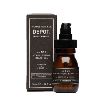 Depot No. 505 30 ml Conditioning Beard Oil Leather &amp; Wood Sakal Bakım Yağ