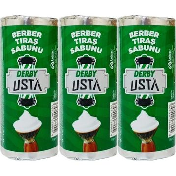 Derby 3 Adet 75 gr Usta Berber Tıraş Sabunu