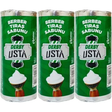 Derby 3 Adet 75 gr Usta Berber Tıraş Sabunu
