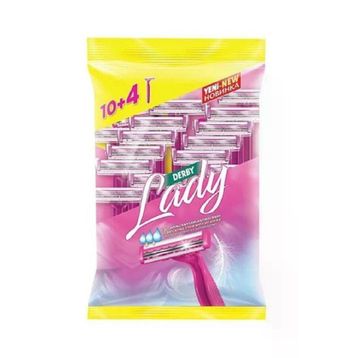 Derby Lady 2 Bıçaklı 10+4 Adet Tıraş Bıçağı