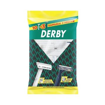 Derby Tek Bıçaklı ve Samurai 10+3 Adet Tıraş Bıçağı