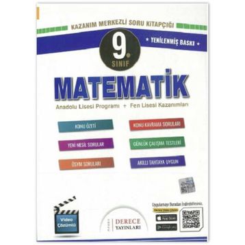 Derece 9. Sınıf Matematik Set Derece Yayınları