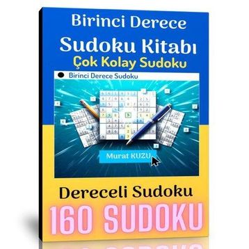 Dereceli Çok Kolay Sudoku Kitabı Birinci Derece