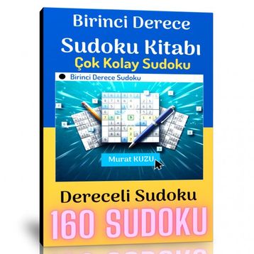 Dereceli Çok Kolay Sudoku Kitabı Birinci Derece