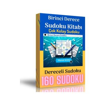 Dereceli Çok Kolay Sudoku Kitabı Birinci Derece
