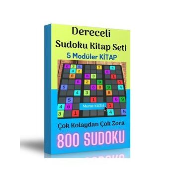 Dereceli Sudoku Kitap Seti 5 Kitap