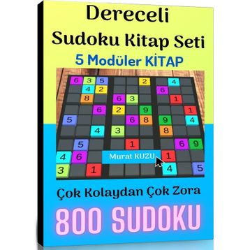 Dereceli Sudoku Kitap Seti 5 Kitap