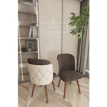 Deren Home Novella Serisi 6 Adet Mutfak ve Salon Sandalyesi