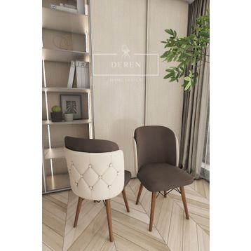 Deren Home Novella Serisi 6 Adet Mutfak ve Salon Sandalyesi