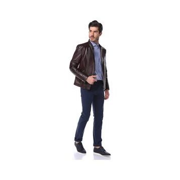 Dericlub E-1087 Camel Erkek Deri Mont
