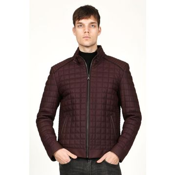 Dericlub E-1203 Bordo Gerçek Deri Erkek Kaban