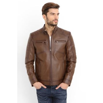 Dericlub E-502 Camel Erkek Deri Mont
