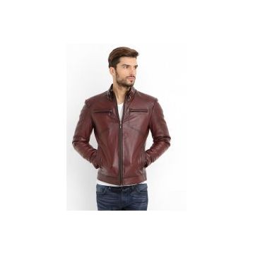 Dericlub E-502 Camel Erkek Deri Mont