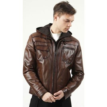 Dericlub E-937/K Taba Deri Erkek Mont