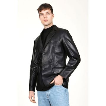 Dericlub E2246 Gerçek Deri Erkek Blazer Ceket