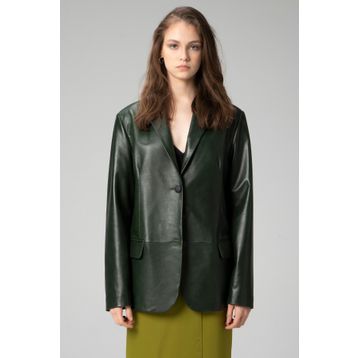 Dericlub WM005 Blazer Kadın Deri Ceket