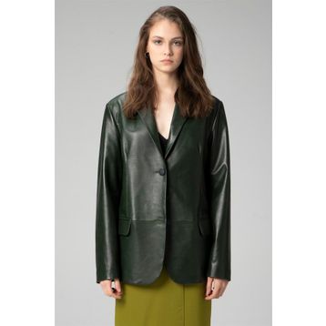Dericlub WM005 Blazer Kadın Deri Ceket