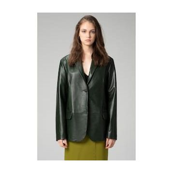 Dericlub WM005 Blazer Kadın Deri Ceket