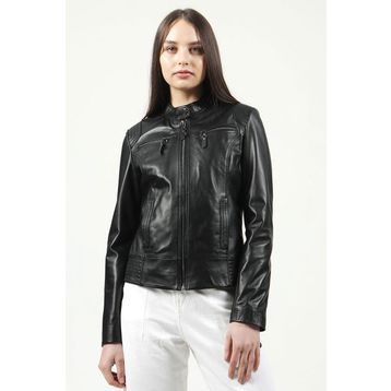 Dericlub YB2143 Gerçek Deri Kadın Mont