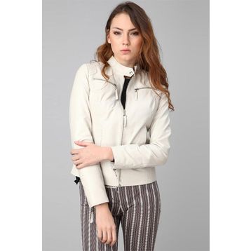 Dericlub YB2143 Gerçek Deri Kadın Mont