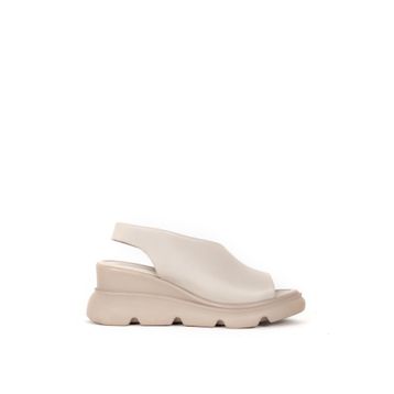 Dericlub ZY 7712 Gri Kadın Bantlı Dolgu Taban Comfort Günlük Sandalet