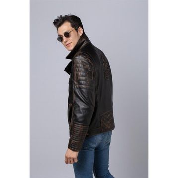 Deriderim E-601 Siyah Erkek Mont