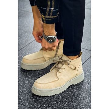 Deridün Yıldız Shoes MN213 SRT Bryggen Kum Erkek Bot