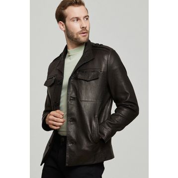 Derimod 21WGD6406JB Erkek Deri Ceket
