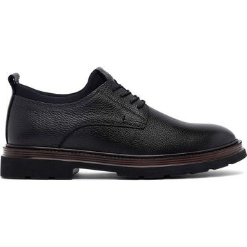 Derimod 25WFD7508FT Erkek Siyah Bağcıklı Deri Casual Ayakkabı