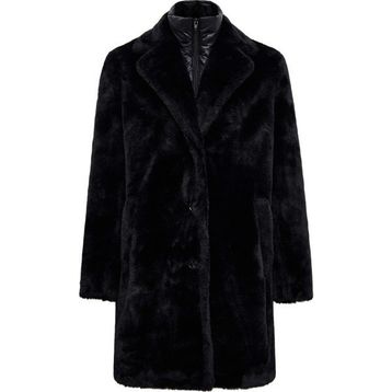 Derimod 25WGP5634FF Alaska Kadın Siyah Teddy Kaban