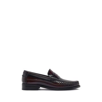 Derimod 26SFD621122 Erkek Bordo Deri Klasik Loafer