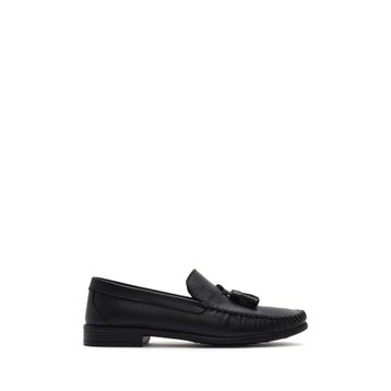 Derimod 26SFD754218 Erkek Siyah Püsküllü Deri Loafer