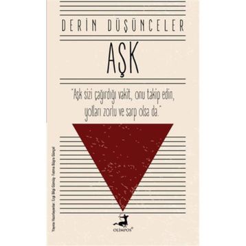 Derin Düşünceler - Aşk - Olimpos Yayınları