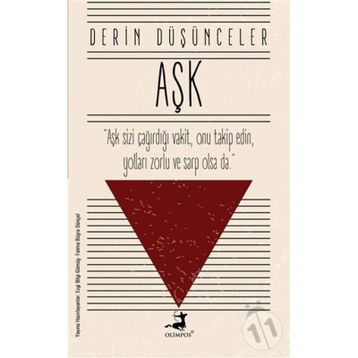 Derin Düşünceler - Aşk - Olimpos Yayınları