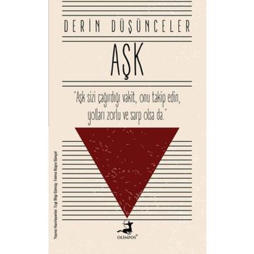 Derin Düşünceler - Aşk - Olimpos Yayınları