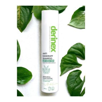 Derinex 250 ml Çay Ağacı Yağlı Isırganlı Kepeğe Karşı Saç Bakım Şampuanı