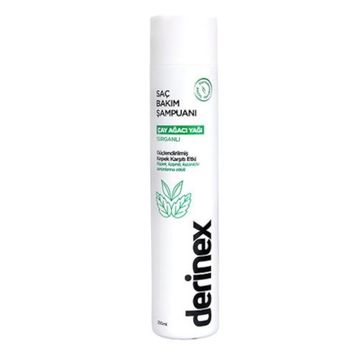 Derinex 250 ml Çay Ağacı Yağlı Isırganlı Kepeğe Karşı Saç Bakım Şampuanı