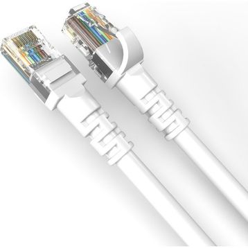 Derkab CAT6 Beyaz 15 mt Ağ Ethernet Kablo