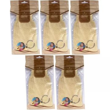 Derma 5xMS-01 Hassas Ciltlere Özel Naturel Bebek Banyo Eldiveni