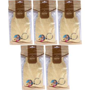 Derma 5xMS-01 Hassas Ciltlere Özel Naturel Bebek Banyo Eldiveni