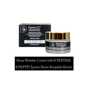 Derma CC Laboratories 50 ml 8 Farklı Peptit İçeren Kırışıklıklara Karşı Cilt Bakım Kremi
