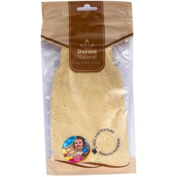 Derma Hassas Ciltlere Özel Naturel Bebek Banyo Eldiveni