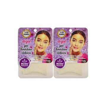 Derma Naturel 2xMS-32 Yüz Temizleme Eldiveni