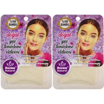 Derma Naturel 2xMS-32 Yüz Temizleme Eldiveni