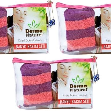 Derma Naturel 3x4 Parça Banyo Bakım Seti