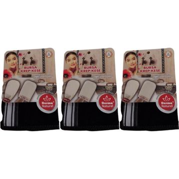 Derma Naturel 3xMS 28 Siyah Krep Kese