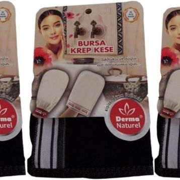 Derma Naturel 3xMS 28 Siyah Krep Kese